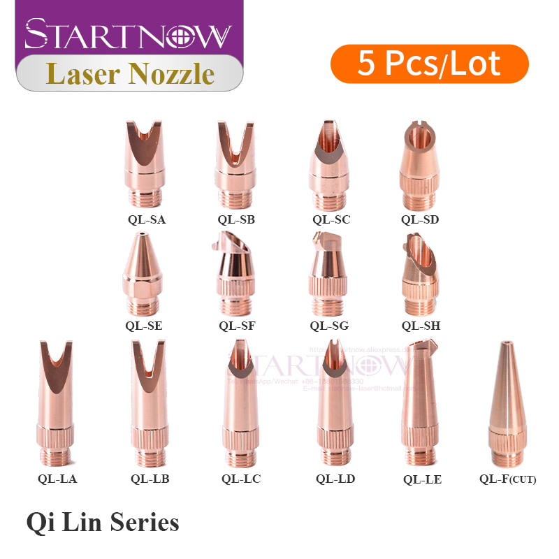 Laser Welding Nozzle Copper - Startnow 5PCS Laser Cutting Nozzle For