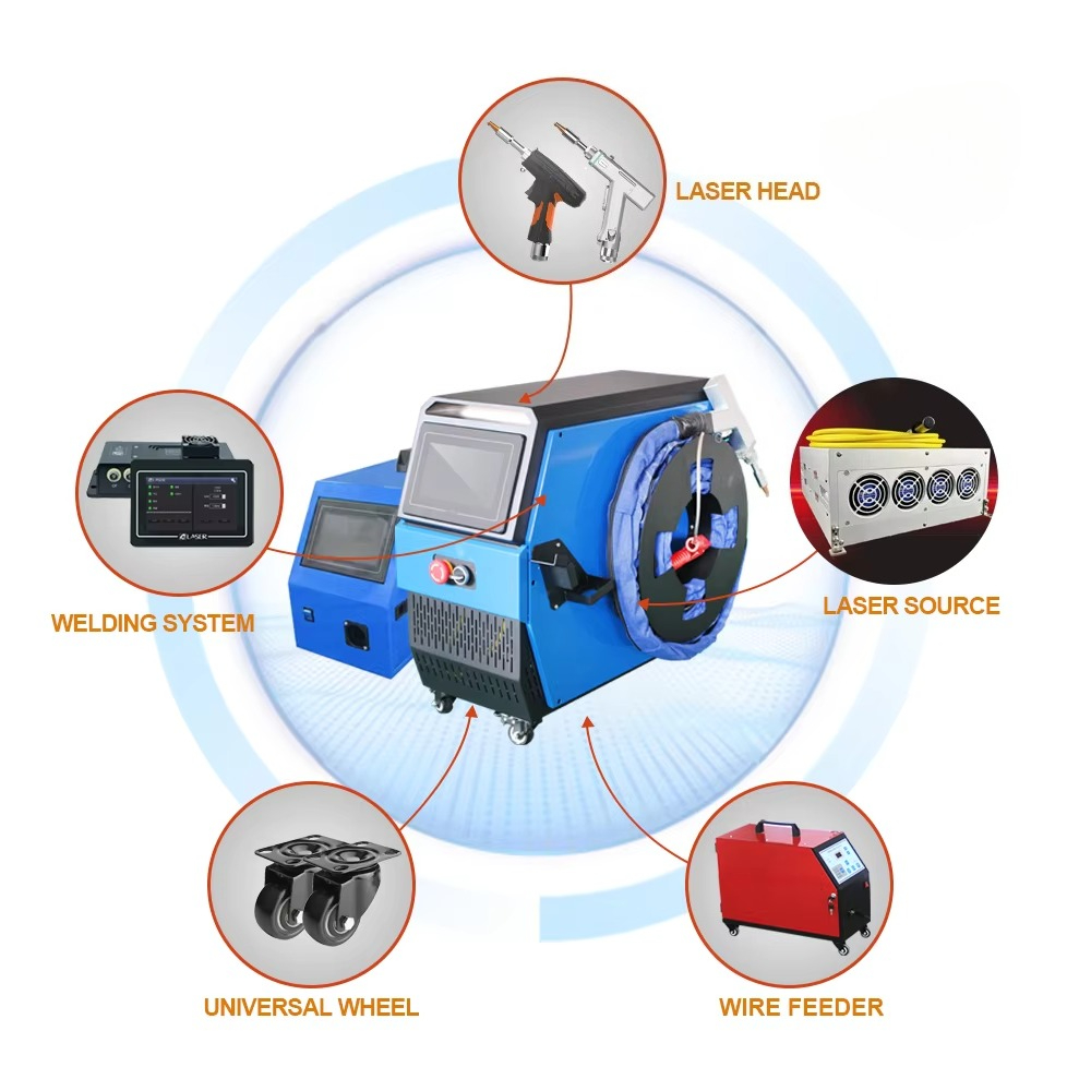 Laser Welding Machine 3 In 1 Cutting Cleaning - 3 in -1 Handheld Air Cooled