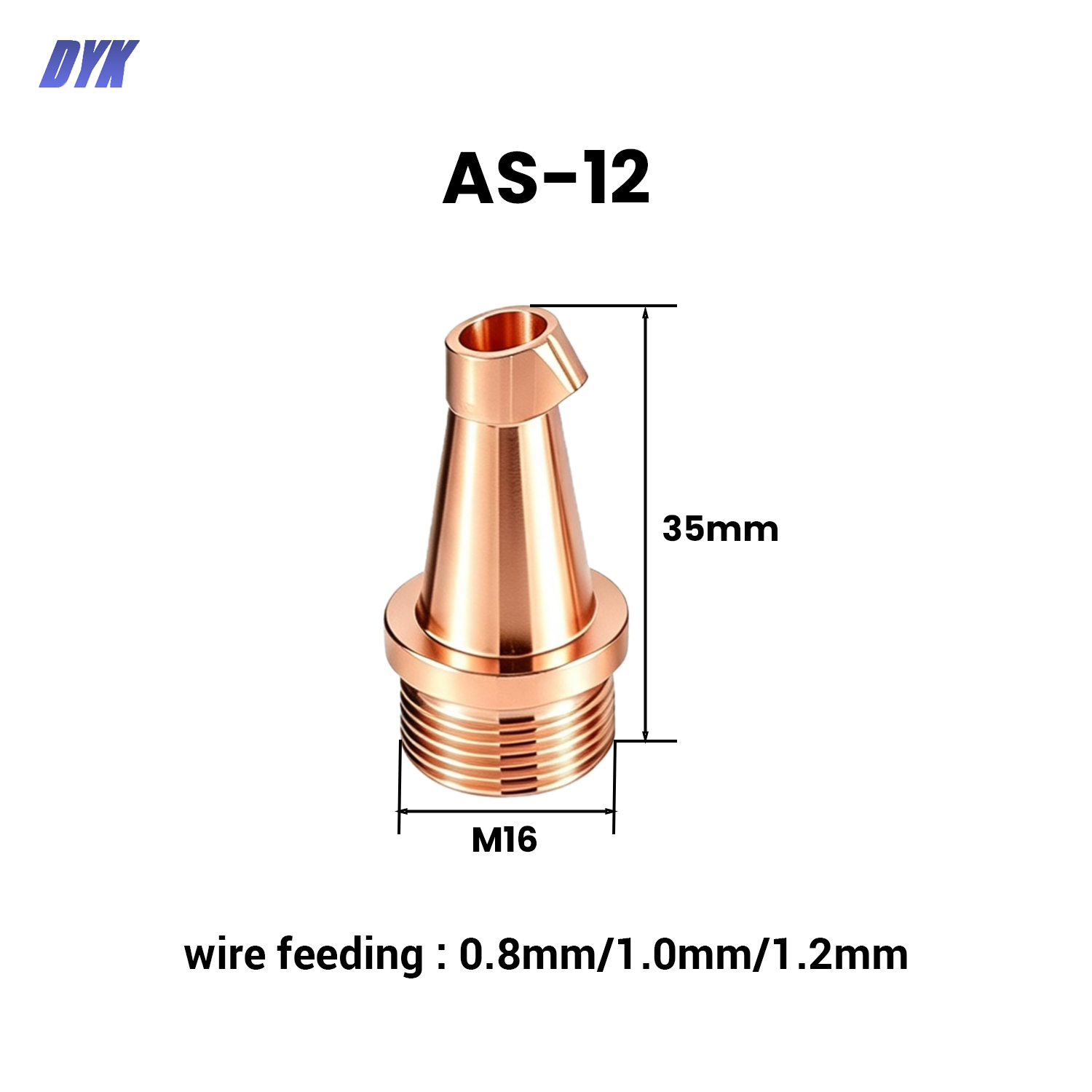 9Pcs/lot CQWY M16 Laser Weldin - Laser Welding Nozzle Copper recension och pris