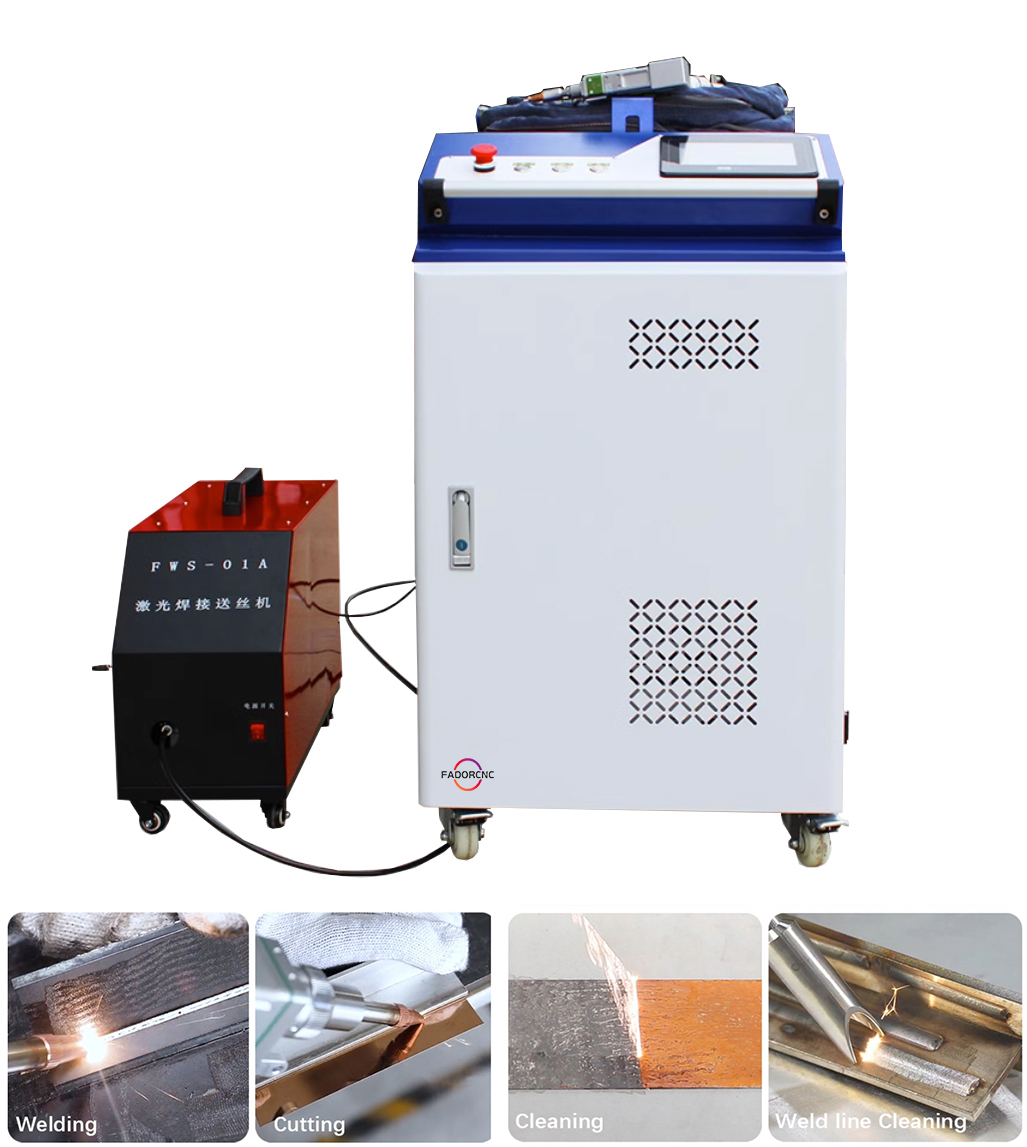 4 In 1 Fiber Laser 1000W 2000W - Laser Welding Machine 1500W Handheld recension och pris