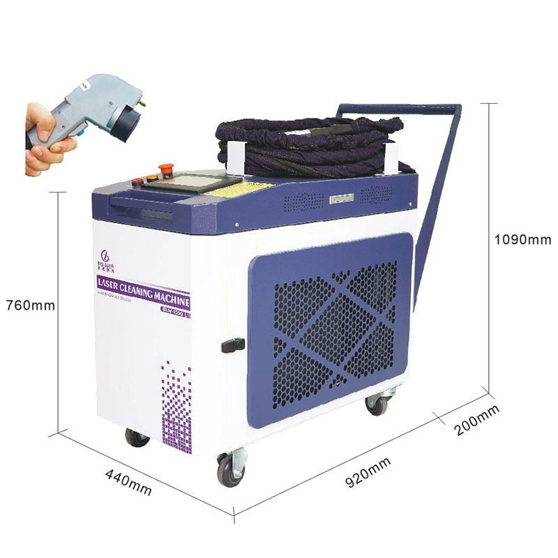 Handheld Cleaner 1000w 1500w 2 - Laser Rust Removal Machine 1500W recension och pris